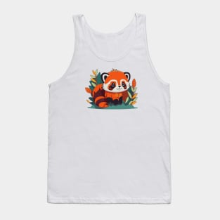Cute Red Panda Tank Top